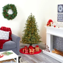 5' New Hampshire Spruce Artificial Christmas Tree With 300 Warm White Lights And 618 Bendable Branches 15 5' New Hampshire Spruce Artificial Christmas Tree With 300 Warm White Lights And 618 Bendable Branches -Cheap Artificial Trees Store artificial 5 new hampshire spruce artificial christmas tree with 300 warm white lights and 618 bendable branches nearly natural 550202