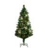 5' Pre-Lit Fiber Optic Artificial Christmas Tree With 146 Warm White LED Lights