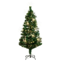 5' Pre-Lit Fiber Optic Artificial Christmas Tree With 146 Warm White LED Lights