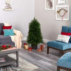 5' Sierra Fir Artificial Christmas Tree With 200 Multicolored Lights And 428 Bendable Branches In Decorative Container 13 5' Sierra Fir Artificial Christmas Tree With 200 Multicolored Lights And 428 Bendable Branches In Decorative Container -Cheap Artificial Trees Store artificial 5 sierra fir artificial christmas tree with 200 multicolored lights and 428 bendable branches in decorative container nearly natural 172712