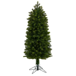 5’ Slim Colorado Mountain Spruce Artificial Christmas Tree With 250 (Multifunction) Lights With Instant Connect -Cheap Artificial Trees Store artificial 5 slim colorado mountain spruce tree with 250 multifunction lights with instant connect nearly natural 487947