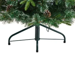 5’ Snowed Tipped Clermont Pine Artificial Christmas Tree 13 5’ Snowed Tipped Clermont Pine Artificial Christmas Tree -Cheap Artificial Trees Store artificial 5 snowed tipped clermont mixed pine tree with 250 clear lights pine cones and 858 branches nearly natural 790988