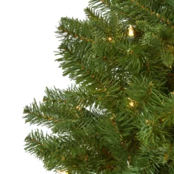 5' Vancouver Spruce Artificial Christmas Tree With 200 Warm White Lights And 461 Bendable Branches -Cheap Artificial Trees Store artificial 5 vancouver spruce artificial christmas tree with 200 warm white lights and 461 bendable branches nearly natural 322274