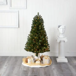 5’ Virginia Fir Artificial Christmas Tree With 200 Clear Lights And 379 Bendable Branches -Cheap Artificial Trees Store artificial 5 virginia fir artificial christmas tree with 200 clear lights and 379 bendable branches nearly natural 836378