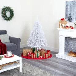 5' White Artificial Christmas Tree With 350 Bendable Branches 10 5' White Artificial Christmas Tree With 350 Bendable Branches -Cheap Artificial Trees Store artificial 5 white artificial christmas tree with 350 bendable branches nearly natural 487919