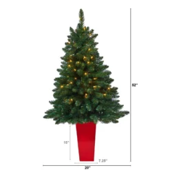 52” Northern Rocky Spruce Artificial Christmas Tree With 100 Clear Lights And 322 Bendable Branches In Tower Planter 14 52” Northern Rocky Spruce Artificial Christmas Tree With 100 Clear Lights And 322 Bendable Branches In Tower Planter -Cheap Artificial Trees Store artificial 52 northern rocky spruce artificial christmas tree with 100 clear lights and 322 bendable branches in tower planter nearly natural 641511
