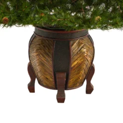 5.5’ Colorado Mountain Pine Artificial Christmas Tree With 250 Clear Lights, 669 Bendable Branches And Pine Cones In Decorative Planter 13 5.5’ Colorado Mountain Pine Artificial Christmas Tree With 250 Clear Lights, 669 Bendable Branches And Pine Cones In Decorative Planter -Cheap Artificial Trees Store artificial 55 colorado mountain pine artificial christmas tree with 250 clear lights 669 bendable branches and pine cones in decorative planter nearly natural 144199