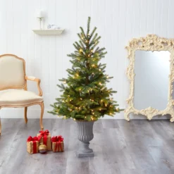 56” North Carolina Spruce Artificial Christmas Tree With 100 Clear Lights And 207 Bendable Branches In Decorative Urn 14 56” North Carolina Spruce Artificial Christmas Tree With 100 Clear Lights And 207 Bendable Branches In Decorative Urn -Cheap Artificial Trees Store artificial 56 north carolina spruce artificial christmas tree with 100 clear lights and 207 bendable branches in decorative urn nearly natural 459703