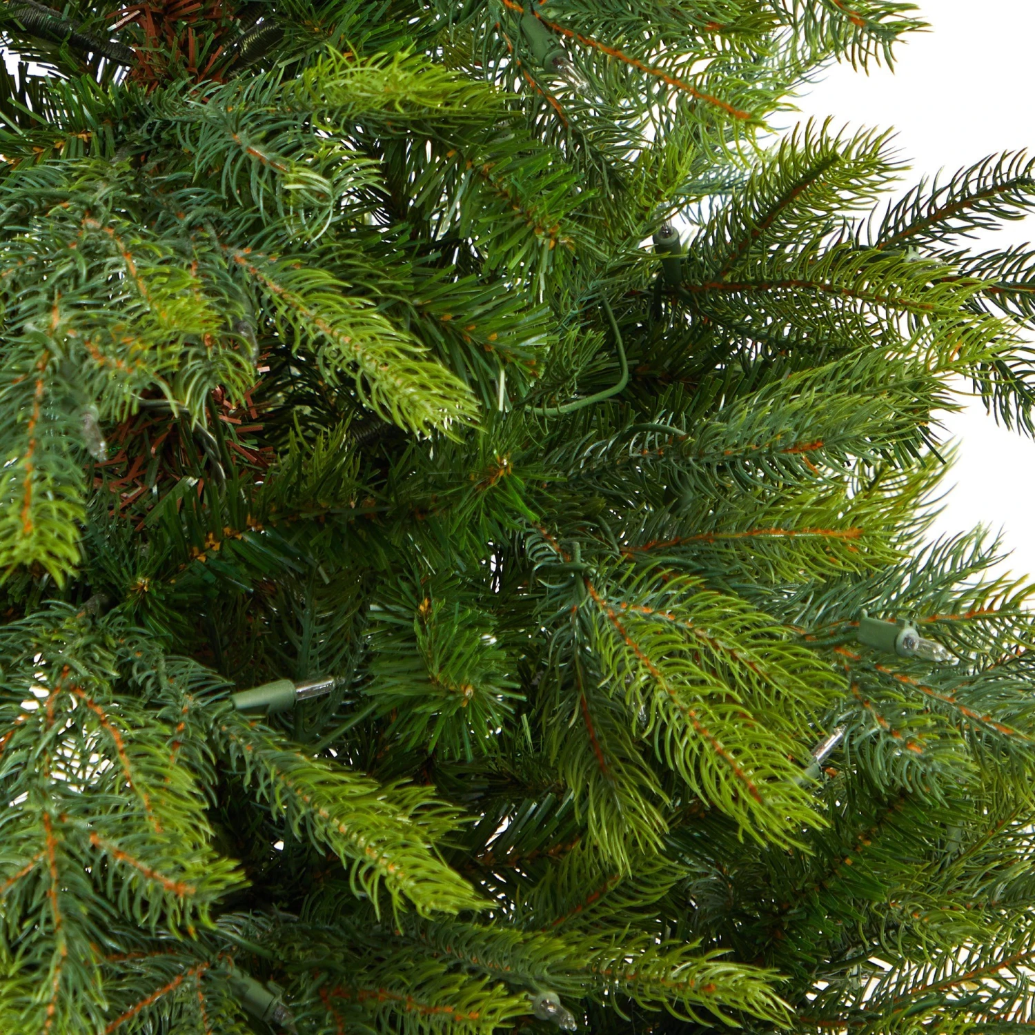 56” North Carolina Spruce Artificial Christmas Tree With 100 Clear Lights And 207 Bendable Branches In Decorative Urn 5 56” North Carolina Spruce Artificial Christmas Tree With 100 Clear Lights And 207 Bendable Branches In Decorative Urn - Image 5