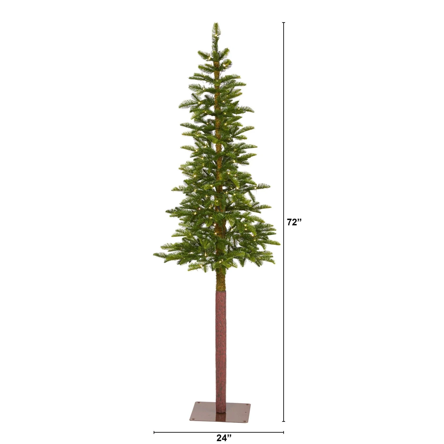 6’ Alaskan Alpine Artificial Christmas Tree With 100 Clear Microdot (Multifunction) LED Lights And 112 Bendable Branches 3 6’ Alaskan Alpine Artificial Christmas Tree With 100 Clear Microdot (Multifunction) LED Lights And 112 Bendable Branches - Image 3