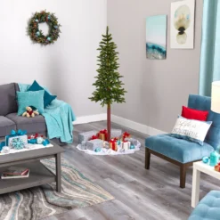 6’ Alaskan Alpine Artificial Christmas Tree With 100 Clear Microdot (Multifunction) LED Lights And 112 Bendable Branches 17 6’ Alaskan Alpine Artificial Christmas Tree With 100 Clear Microdot (Multifunction) LED Lights And 112 Bendable Branches -Cheap Artificial Trees Store artificial 6 alaskan alpine artificial christmas tree with 100 clear microdot multifunction led lights and 112 bendable branches nearly natural 837194