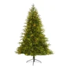 6’ Colorado Mountain Fir “Natural Look” Artificial Christmas Tree With 350 Clear LED Lights And 1704 Bendable Banches