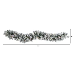Cheap Artificial Trees Store -Cheap Artificial Trees Store artificial 6 flocked artificial christmas garland with pine cones and 35 warm white led lights nearly natural 628739