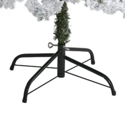 6' Flocked Montana Down Swept Spruce Artificial Christmas Tree With 250 Clear LED Lights -Cheap Artificial Trees Store artificial 6 flocked montana down swept spruce artificial christmas tree with 250 clear led lights nearly natural 978683