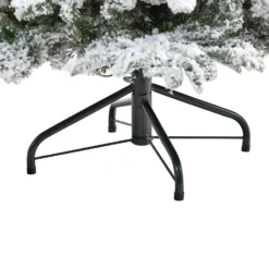 6’ Flocked North Carolina Fir Artificial Christmas Tree With 450 Warm White Lights And 1560 Bendable Branches -Cheap Artificial Trees Store artificial 6 flocked north carolina fir artificial christmas tree with 450 warm white lights and 1560 bendable branches nearly natural 552407