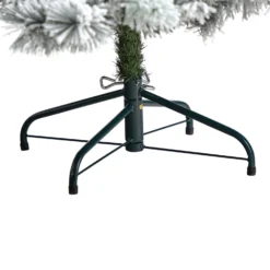 6’ Flocked Oregon Pine Artificial Christmas Tree With 300 Clear Lights And 551 Bendable Branches -Cheap Artificial Trees Store artificial 6 flocked oregon pine artificial christmas tree with 300 clear lights and 551 bendable branches nearly natural 372056