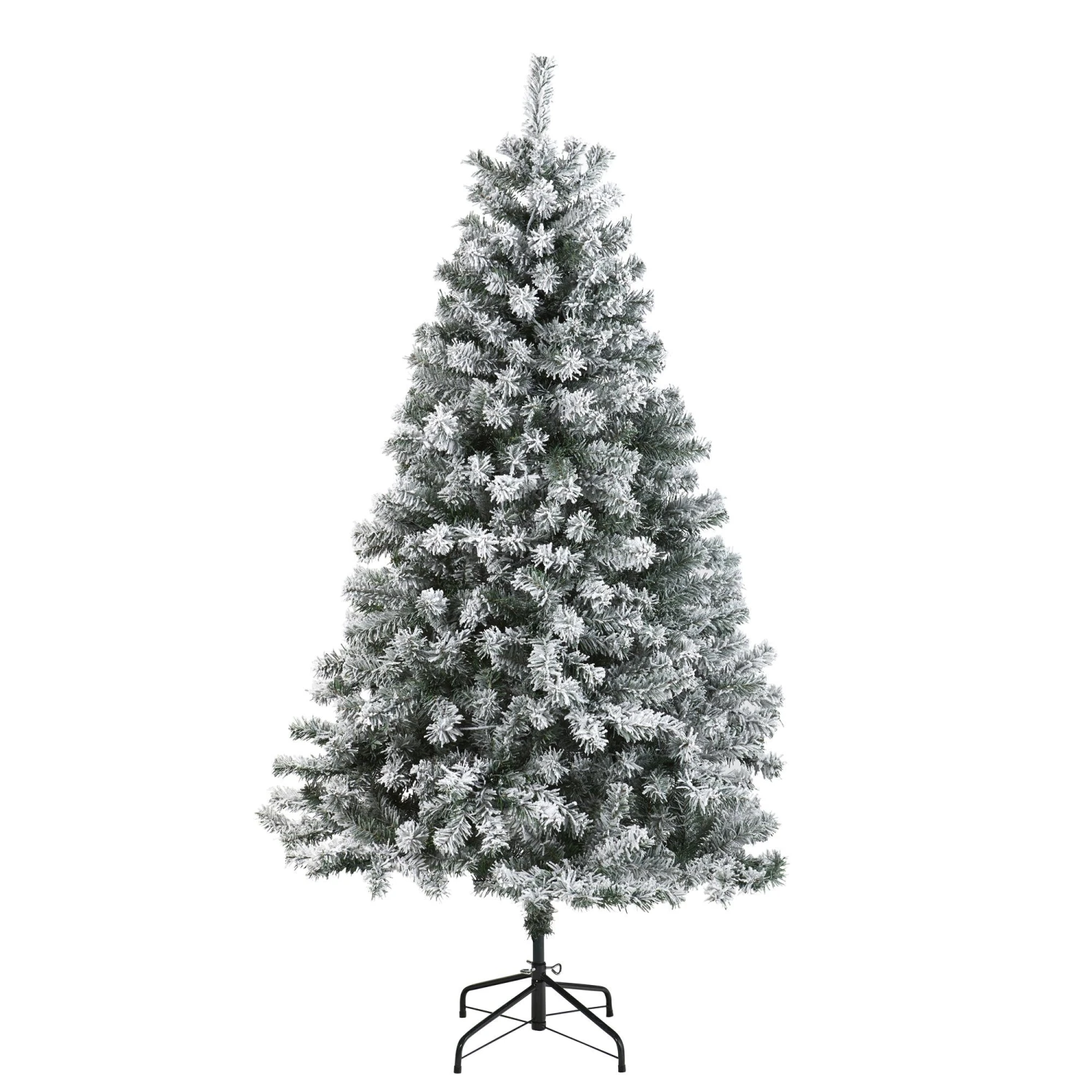 6' Flocked Rock Springs Spruce Artificial Christmas Tree 1 6' Flocked Rock Springs Spruce Artificial Christmas Tree
