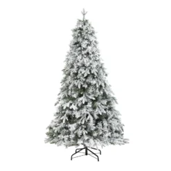 6' Flocked Vermont Mixed Pine Artificial Christmas Tree With 300 Clear LEDs Lights 10 6' Flocked Vermont Mixed Pine Artificial Christmas Tree With 300 Clear LEDs Lights -Cheap Artificial Trees Store artificial 6 flocked vermont mixed pine artificial christmas tree with 300 clear leds lights nearly natural 413352