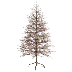 6' Frosted Berry Twig Christmas Tree 10 6' Frosted Berry Twig Christmas Tree -Cheap Artificial Trees Store artificial 6 frosted berry twig tree with 350 multicolored gum ball led lights and 808 bendable branches nearly natural 420832