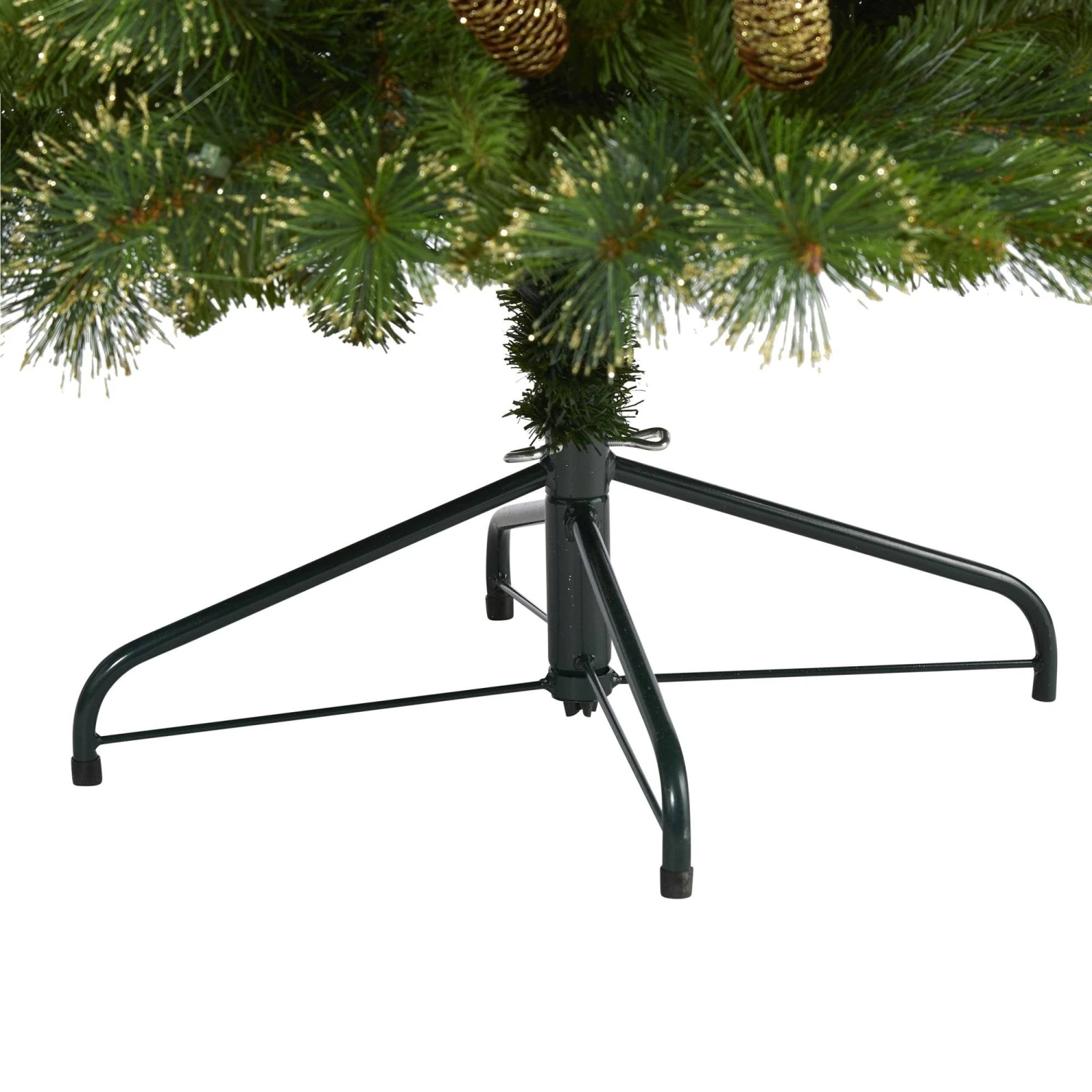 6’ Golden Tip Washington Pine Artificial Christmas Tree With 250 Clear Lights, Pine Cones And 750 Bendable Branches 4 6’ Golden Tip Washington Pine Artificial Christmas Tree With 250 Clear Lights, Pine Cones And 750 Bendable Branches - Image 4