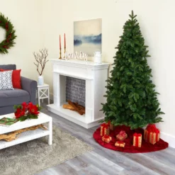 6’ Grand Teton Spruce Flat Back Artificial Christmas Tree With 180 Clear LED Lights And 727 Bendable Branches 19 6’ Grand Teton Spruce Flat Back Artificial Christmas Tree With 180 Clear LED Lights And 727 Bendable Branches -Cheap Artificial Trees Store artificial 6 grand teton spruce flat back artificial christmas tree with 180 clear led lights and 727 bendable branches nearly natural 810801