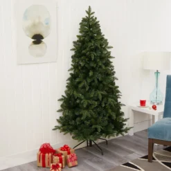 6’ Grand Teton Spruce Flat Back Artificial Christmas Tree With 180 Clear LED Lights And 727 Bendable Branches 17 6’ Grand Teton Spruce Flat Back Artificial Christmas Tree With 180 Clear LED Lights And 727 Bendable Branches -Cheap Artificial Trees Store artificial 6 grand teton spruce flat back artificial christmas tree with 180 clear led lights and 727 bendable branches nearly natural 913719