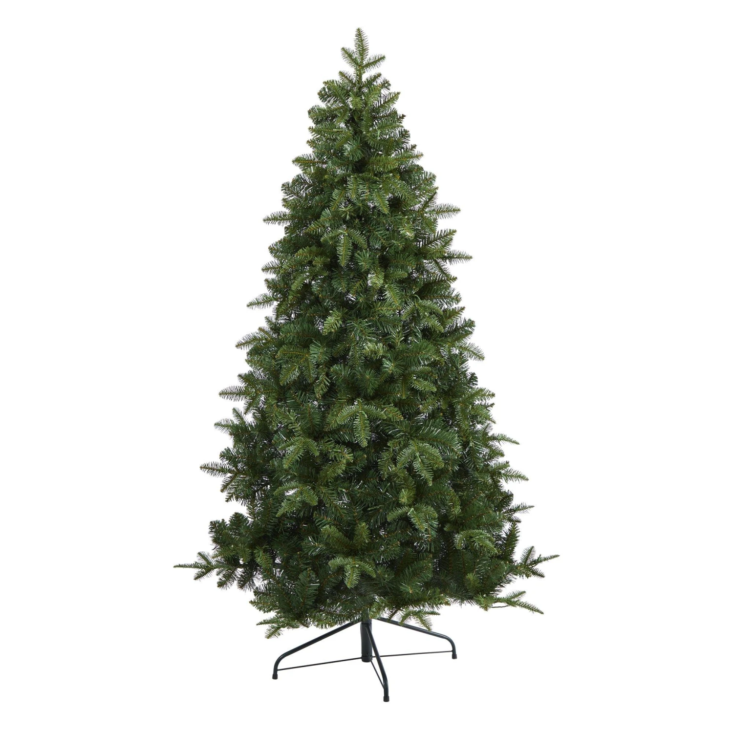 6’ Grand Teton Spruce Flat Back Artificial Christmas Tree With 180 Clear LED Lights And 727 Bendable Branches 3 6’ Grand Teton Spruce Flat Back Artificial Christmas Tree With 180 Clear LED Lights And 727 Bendable Branches - Image 3