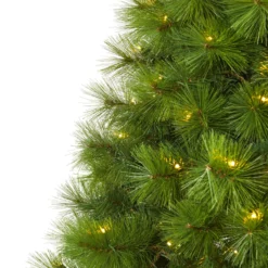6’ Green Scotch Pine Artificial Christmas Tree With 300 Clear LED Lights 11 6’ Green Scotch Pine Artificial Christmas Tree With 300 Clear LED Lights -Cheap Artificial Trees Store artificial 6 green scotch pine artificial christmas tree with 300 clear led lights nearly natural 103109