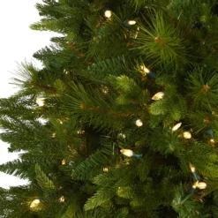 6' Hartford Fir Artificial Christmas Tree With 250 Warm (Multifunction) LED Lights With Instant Connect Technology And 711 Bendable Branches -Cheap Artificial Trees Store artificial 6 hartford fir artificial christmas tree with 250 warm multifunction led lights with instant conn nearly natural 132018