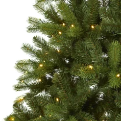 6’ New Haven Spruce “Natural Look” Artificial Christmas Tree With 350 LED Lights -Cheap Artificial Trees Store artificial 6 new haven spruce natural look artificial christmas tree with 350 led lights nearly natural 355507