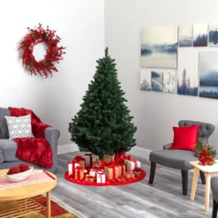 6’ Northern Rocky Spruce Artificial Christmas Tree With 300 Clear Lights And 838 Bendable Branches -Cheap Artificial Trees Store artificial 6 northern rocky spruce artificial christmas tree with 300 clear lights and 838 bendable branches nearly natural 910227