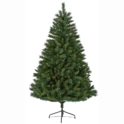 6' Rocky Mountain Mixed Pine Artificial Christmas Tree With 300 LED Lights -Cheap Artificial Trees Store artificial 6 rocky mountain mixed pine artificial christmas tree with 300 led lights nearly natural 305916