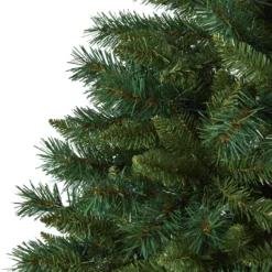 6' Rocky Mountain Mixed Pine Artificial Christmas Tree With 300 LED Lights -Cheap Artificial Trees Store artificial 6 rocky mountain mixed pine artificial christmas tree with 300 led lights nearly natural 869625
