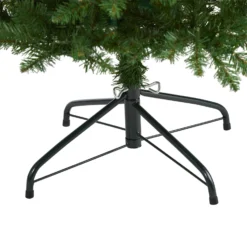 6’ Slim Green Mountain Pine Artificial Christmas Tree With 250 Clear LED Lights -Cheap Artificial Trees Store artificial 6 slim green mountain pine artificial christmas tree with 250 clear led lights nearly natural 400284