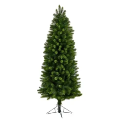 6’ Slim Virginia Spruce Artificial Christmas Tree 10 6’ Slim Virginia Spruce Artificial Christmas Tree -Cheap Artificial Trees Store artificial 6 slim virginia spruce tree with 300 multifunction led lights with instant connect technology nearly natural 225397
