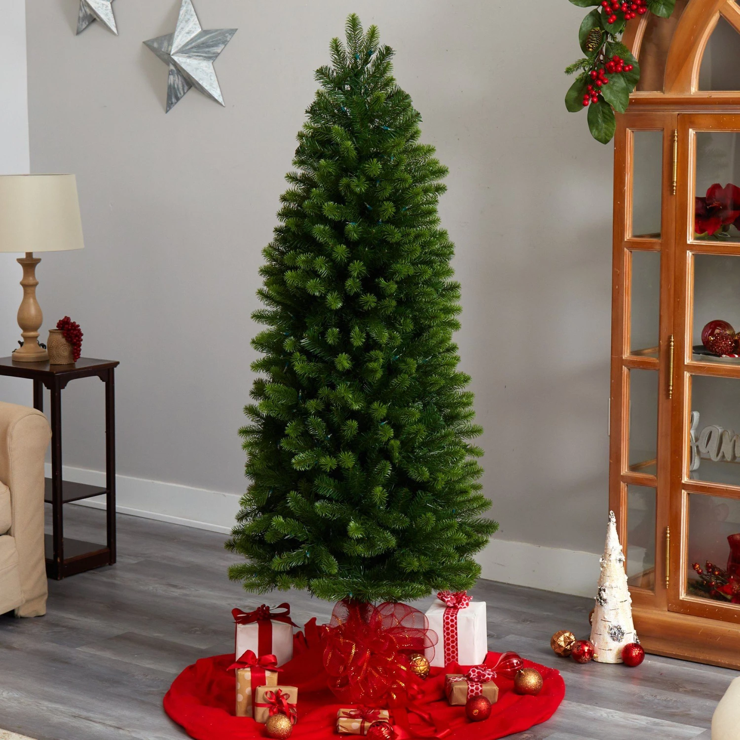 6’ Slim Virginia Spruce Artificial Christmas Tree 8 6’ Slim Virginia Spruce Artificial Christmas Tree - Image 8