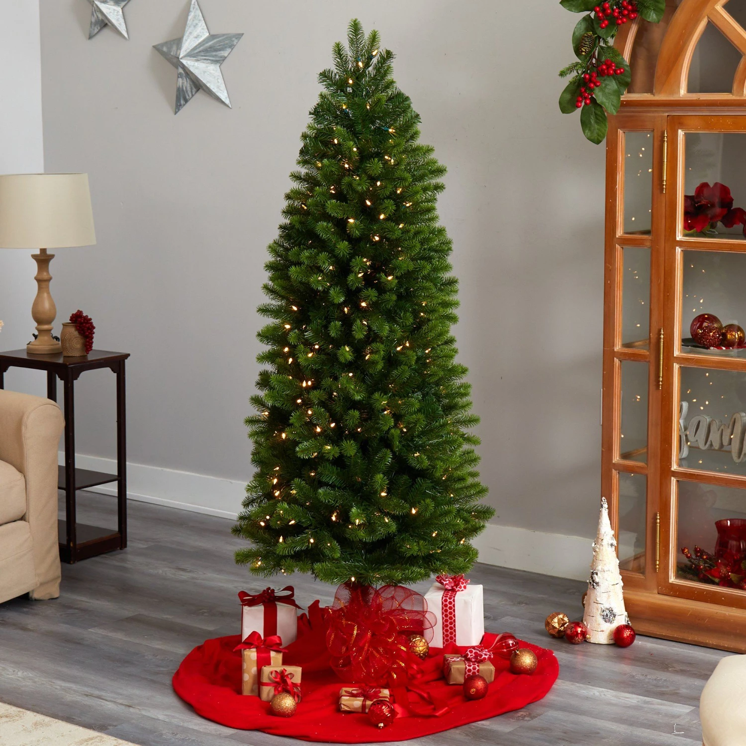 6’ Slim Virginia Spruce Artificial Christmas Tree 7 6’ Slim Virginia Spruce Artificial Christmas Tree - Image 7