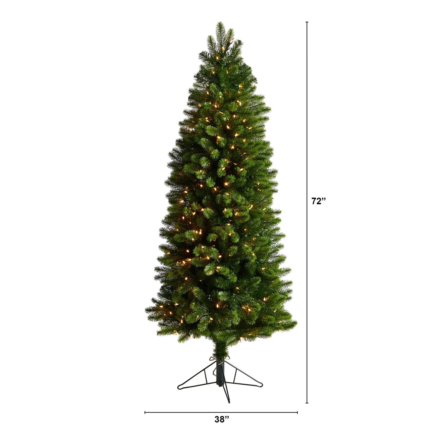 6’ Slim Virginia Spruce Artificial Christmas Tree 2 6’ Slim Virginia Spruce Artificial Christmas Tree - Image 2