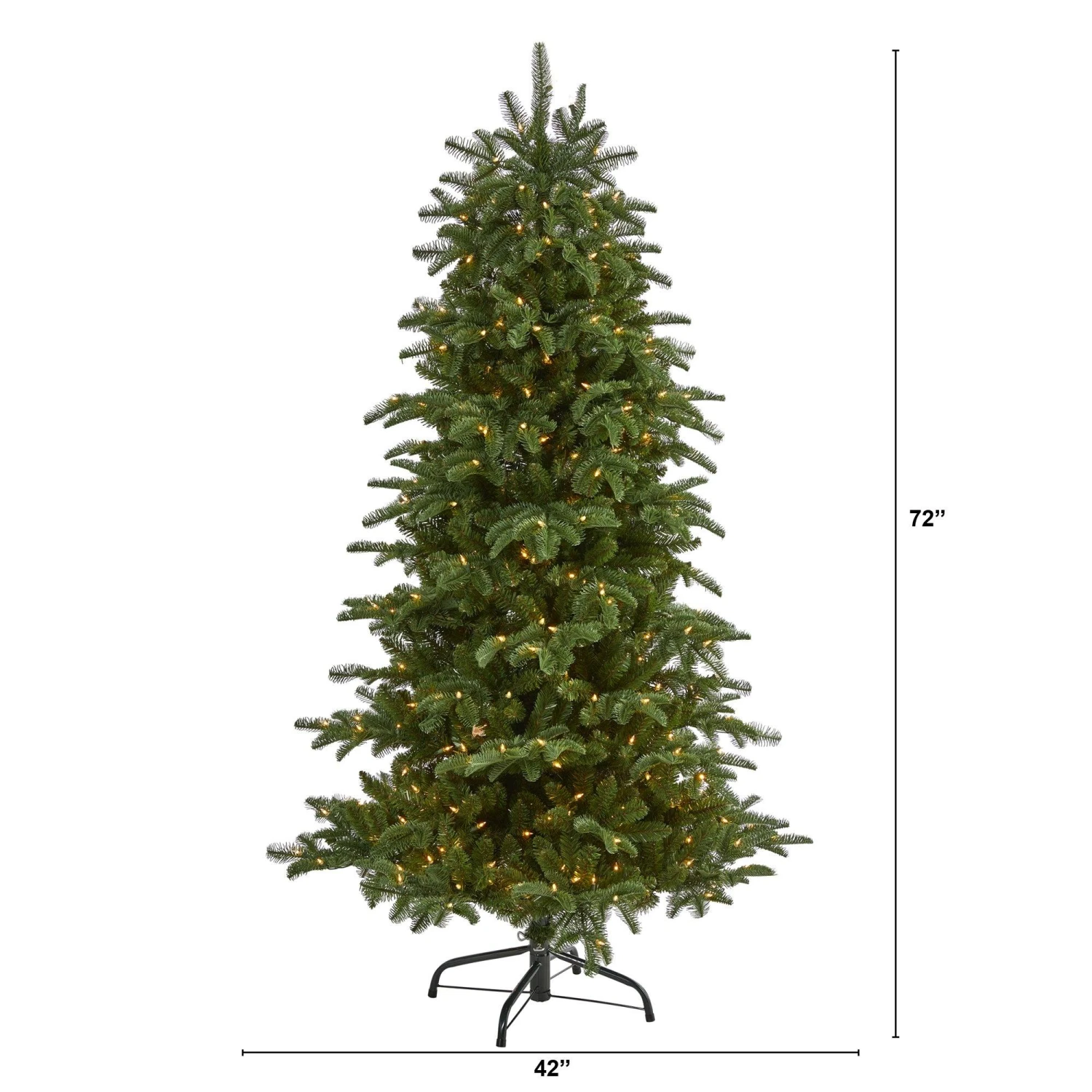 6’ South Carolina Fir Artificial Christmas Tree With 450 Clear Lights And 1598 Bendable Branches 2 6’ South Carolina Fir Artificial Christmas Tree With 450 Clear Lights And 1598 Bendable Branches - Image 2
