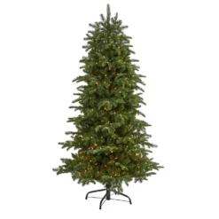 6β South Carolina Fir Artificial Christmas Tree With 450 Clear Lights And 1598 Bendable Branches