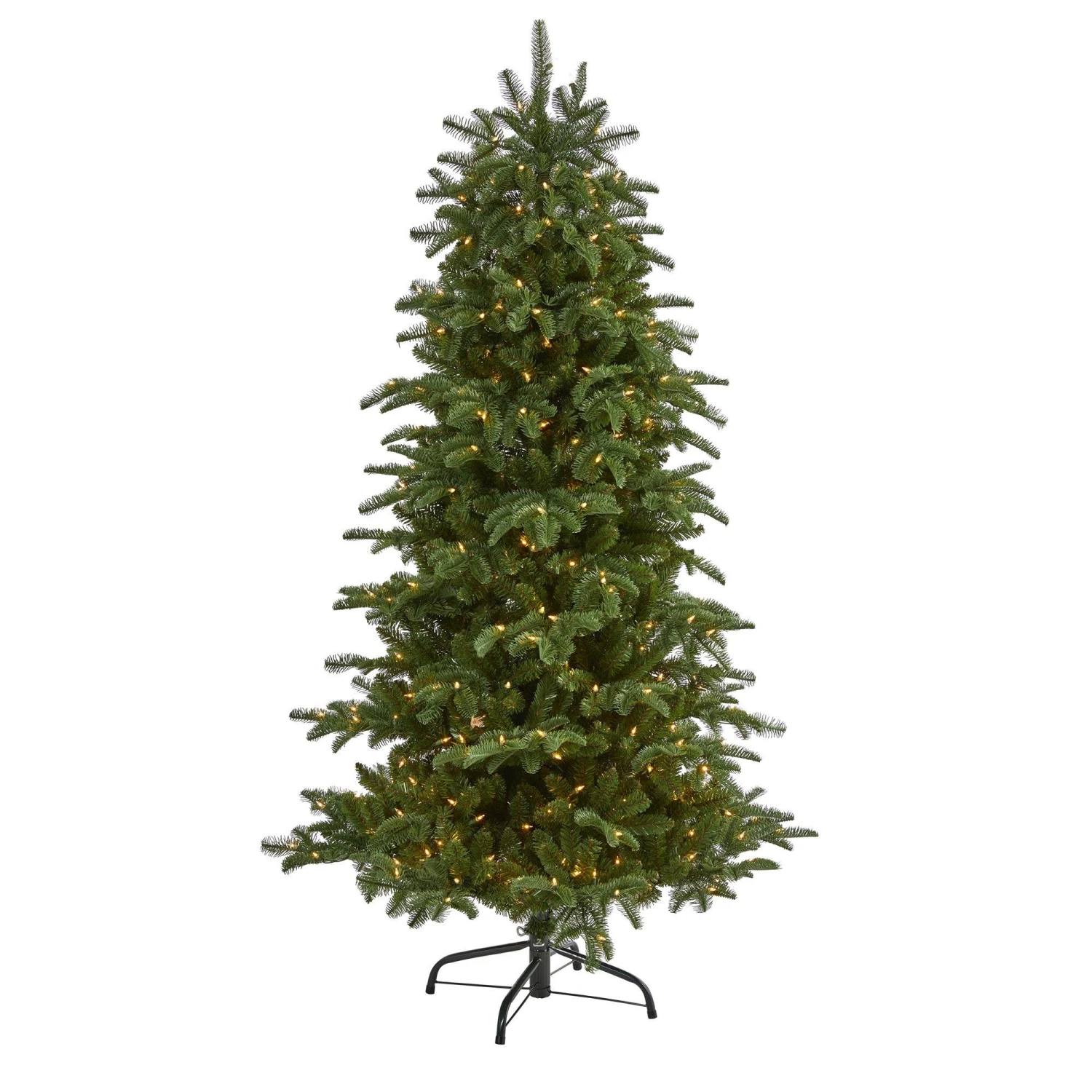 6’ South Carolina Fir Artificial Christmas Tree With 450 Clear Lights And 1598 Bendable Branches 1 6’ South Carolina Fir Artificial Christmas Tree With 450 Clear Lights And 1598 Bendable Branches