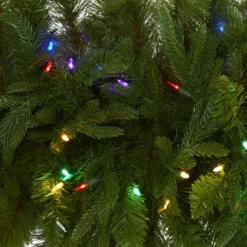 6' X 18” Christmas Pine Extra Wide Artificial Garland With 100 Multicolored LED Lights 7 6' X 18” Christmas Pine Extra Wide Artificial Garland With 100 Multicolored LED Lights -Cheap Artificial Trees Store artificial 6 x 18 christmas pine extra wide artificial garland with 100 multicolored led lights nearly natural 740821