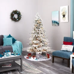 6.5' Flocked Grand Northern Rocky Fir Artificial Christmas Tree 17 6.5' Flocked Grand Northern Rocky Fir Artificial Christmas Tree -Cheap Artificial Trees Store artificial 65 flocked grand northern rocky fir artificial christmas tree with 1150 warm micro multifunction with remote control led lights instant connect technology and 633021