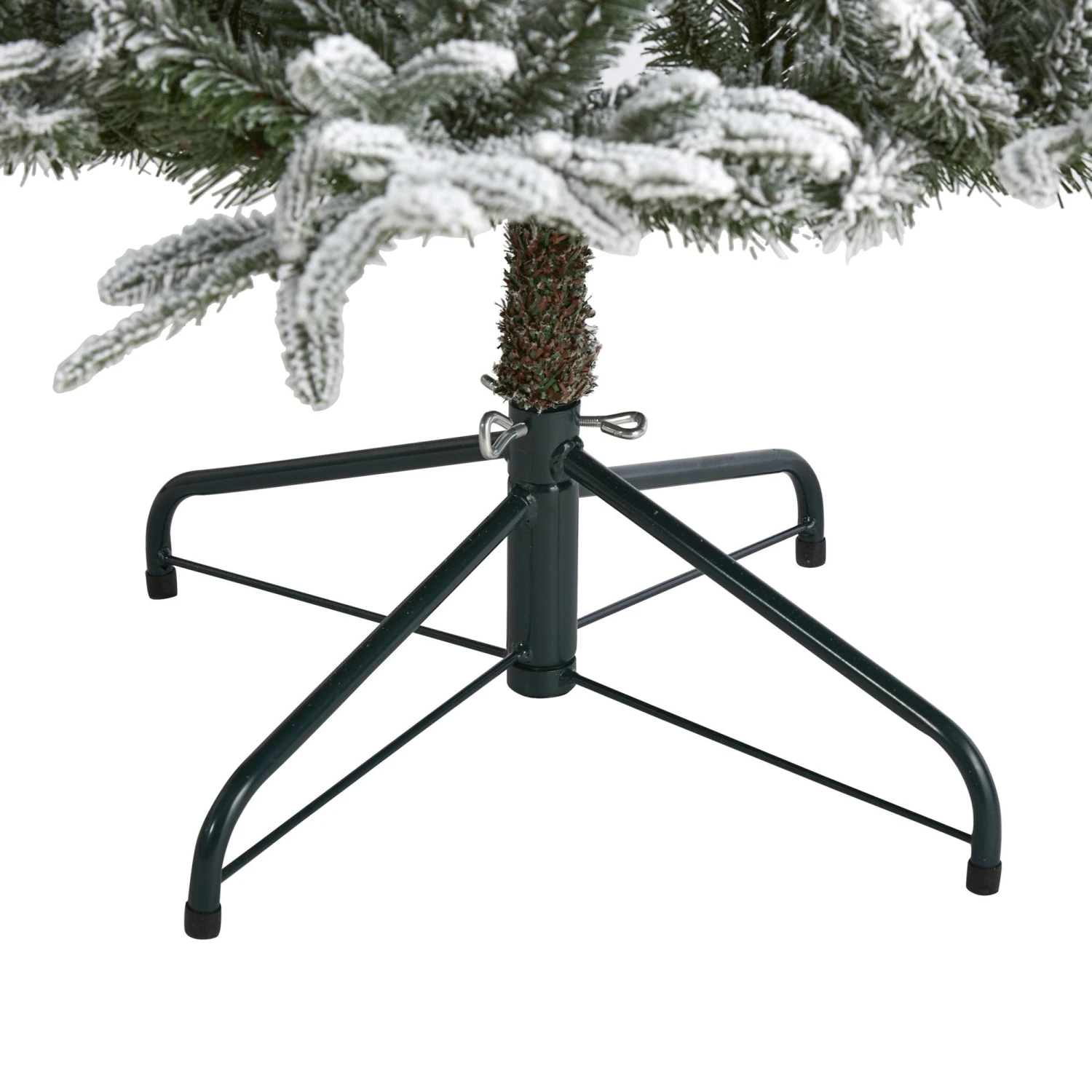 6.5’ Flocked Manchester Spruce Artificial Christmas Tree With 300 Lights And 781 Bendable Branches 4 6.5’ Flocked Manchester Spruce Artificial Christmas Tree With 300 Lights And 781 Bendable Branches - Image 4