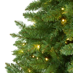 6.5’ Green Valley Fir Artificial Christmas Tree With 350 Clear LED Lights 1125 Bendable Branches -Cheap Artificial Trees Store artificial 65 green valley fir artificial christmas tree with 350 clear led lights 1125 bendable branches nearly natural 471449