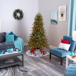 6.5' New Hampshire Spruce Artificial Christmas Tree With 500 Warm White Lights And 1074 Bendable Branches -Cheap Artificial Trees Store artificial 65 new hampshire spruce artificial christmas tree with 500 warm white lights and 1074 bendable branches nearly natural 839056