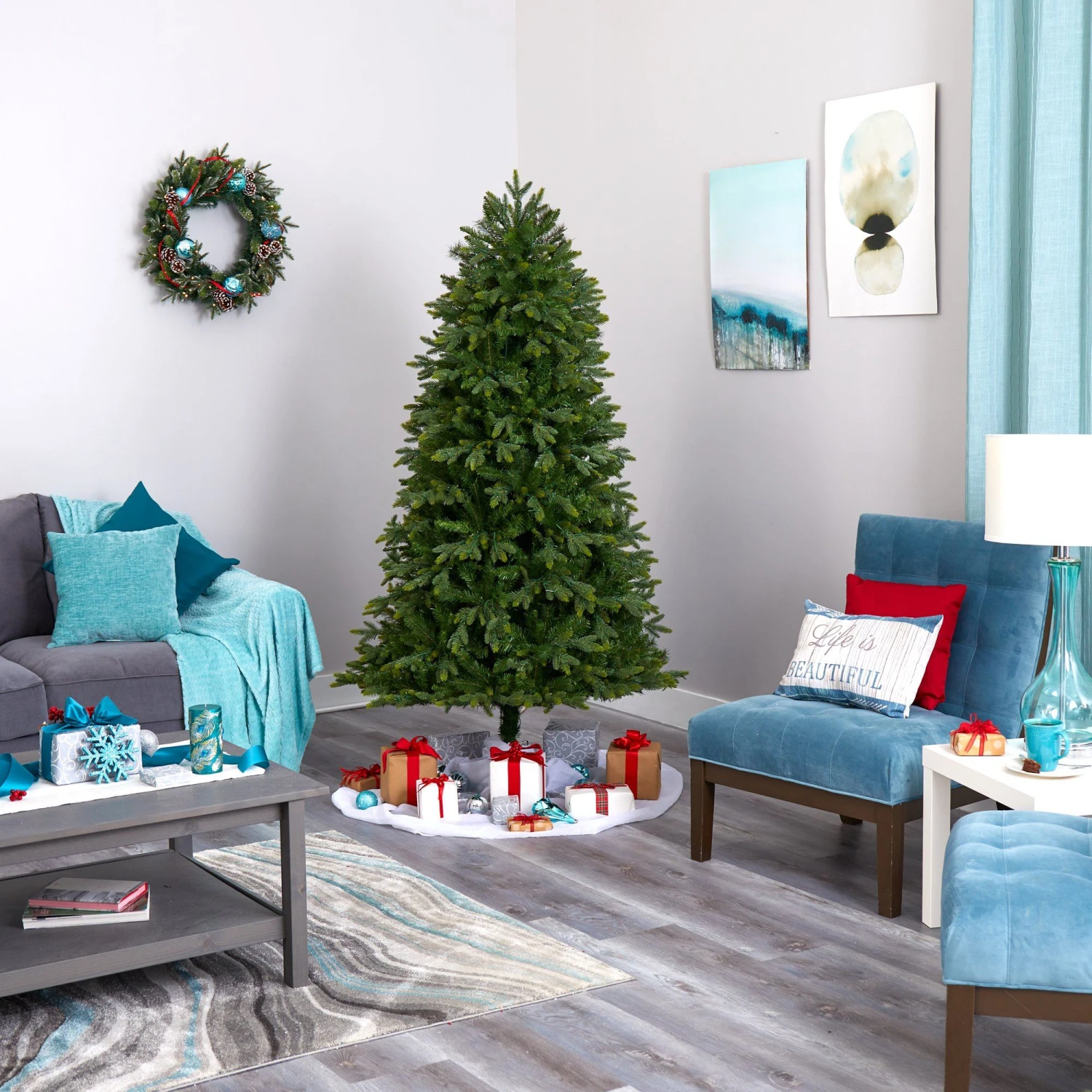 6.5' Oregon Fir Artificial Christmas Tree 7 6.5' Oregon Fir Artificial Christmas Tree - Image 7