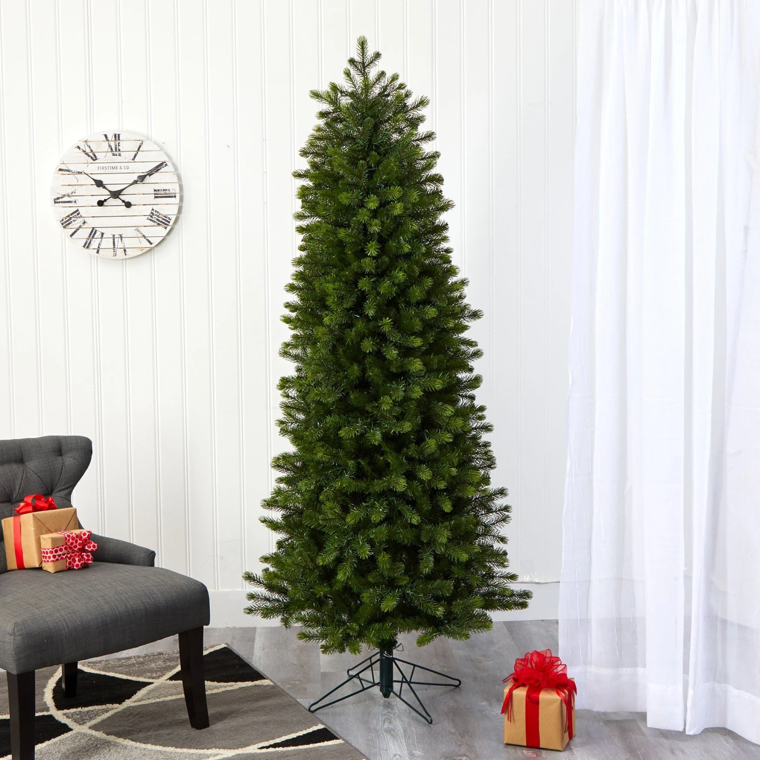 6.5' Slim Colorado Mountain Spruce Artificial Christmas Tree 9 6.5' Slim Colorado Mountain Spruce Artificial Christmas Tree - Image 9