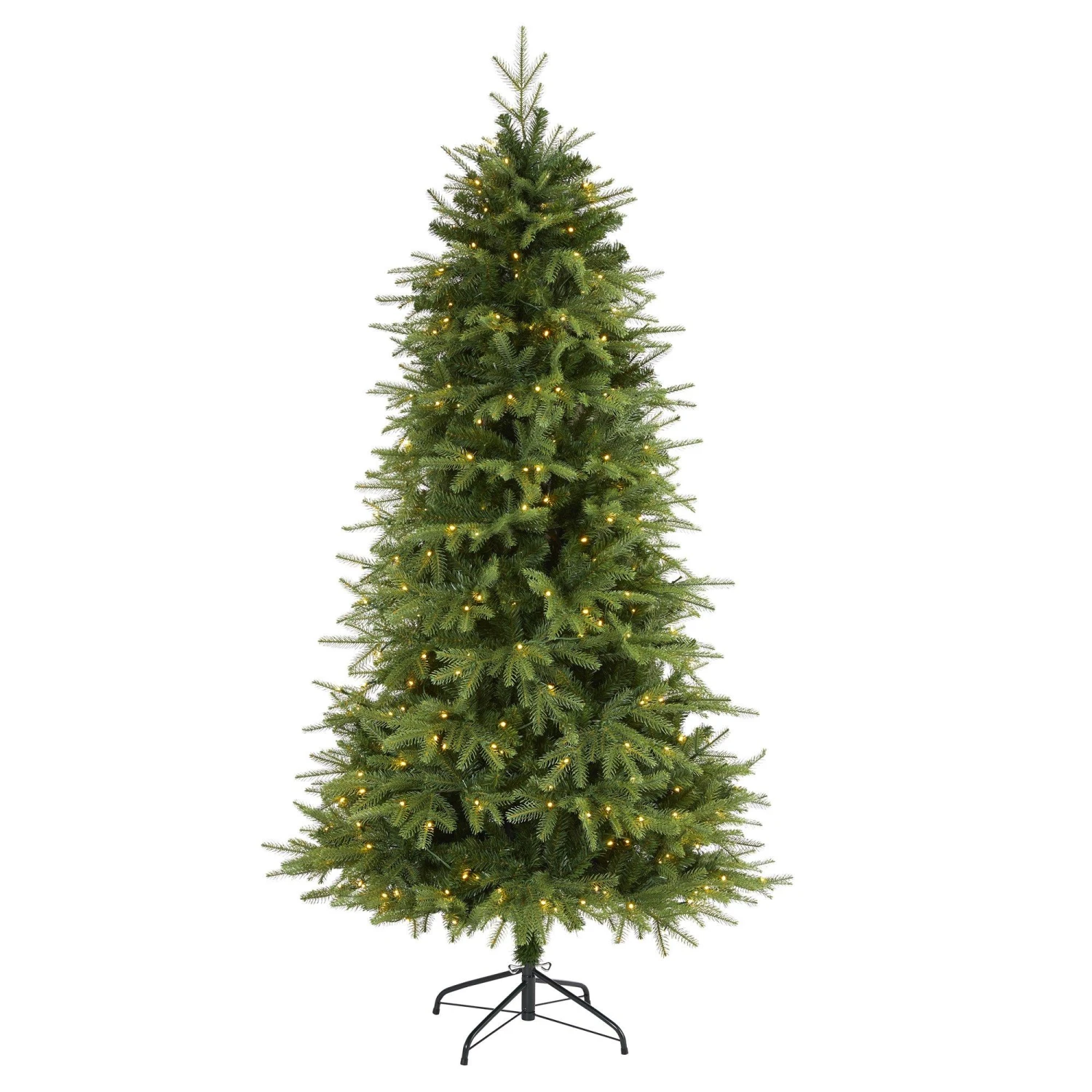 6.5’ Vancouver Fir “Natural Look” Artificial Christmas Tree With 400 Clear LED Lights And 2158 Bendable Branches 1 6.5’ Vancouver Fir “Natural Look” Artificial Christmas Tree With 400 Clear LED Lights And 2158 Bendable Branches