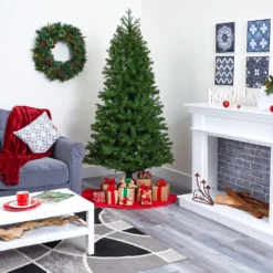 6.5' Vancouver Spruce Artificial Christmas Tree With 250 Warm White Lights And 803 Bendable Branches -Cheap Artificial Trees Store artificial 65 vancouver spruce artificial christmas tree with 250 warm white lights and 803 bendable branches nearly natural 121815